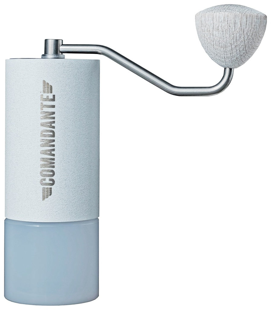 Comandante C40 MK4 Handkaffeemühle aus Edelstahl, elegante Bauweise