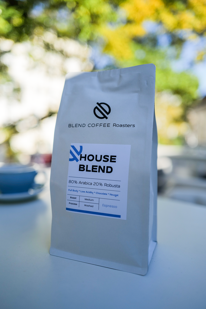 House Blend von BLEND Coffee – 80% Arabica, 20% Robusta, Espresso Mischung